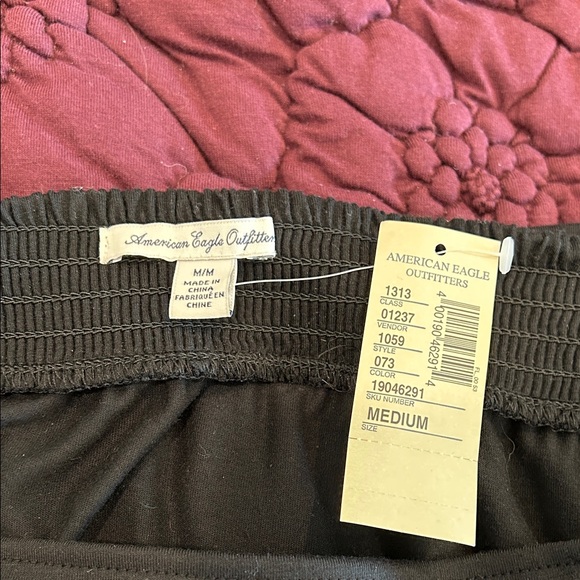 American Eagle Outfitters Black Tired Maxi Skirt NWT - Picture 2 of 10